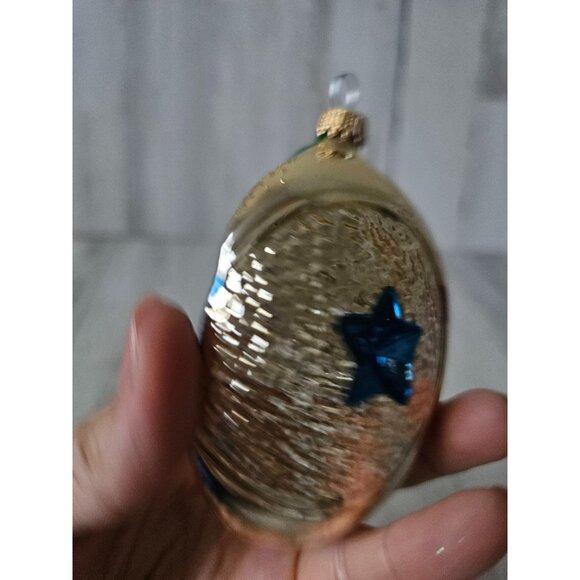 Vintage Mercury glass jester clown Moon ornament glass Xmas tree - Picture 5 of 7